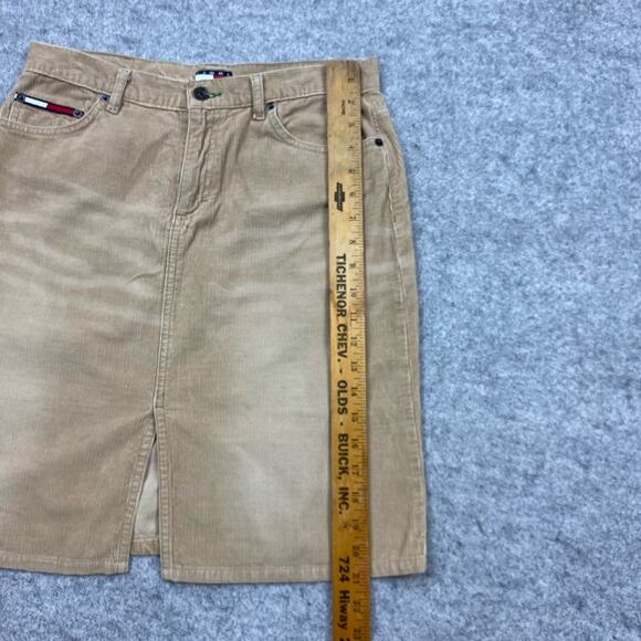 Tommy Hilfiger skirt women’s 9 30 vintage corduroy faded Y2k funky cottagecore - Picture 10 of 11